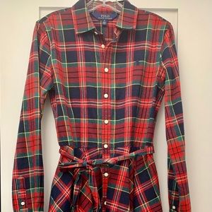 Girls Size 14 Ralph Lauren X-mas Shirt Dress